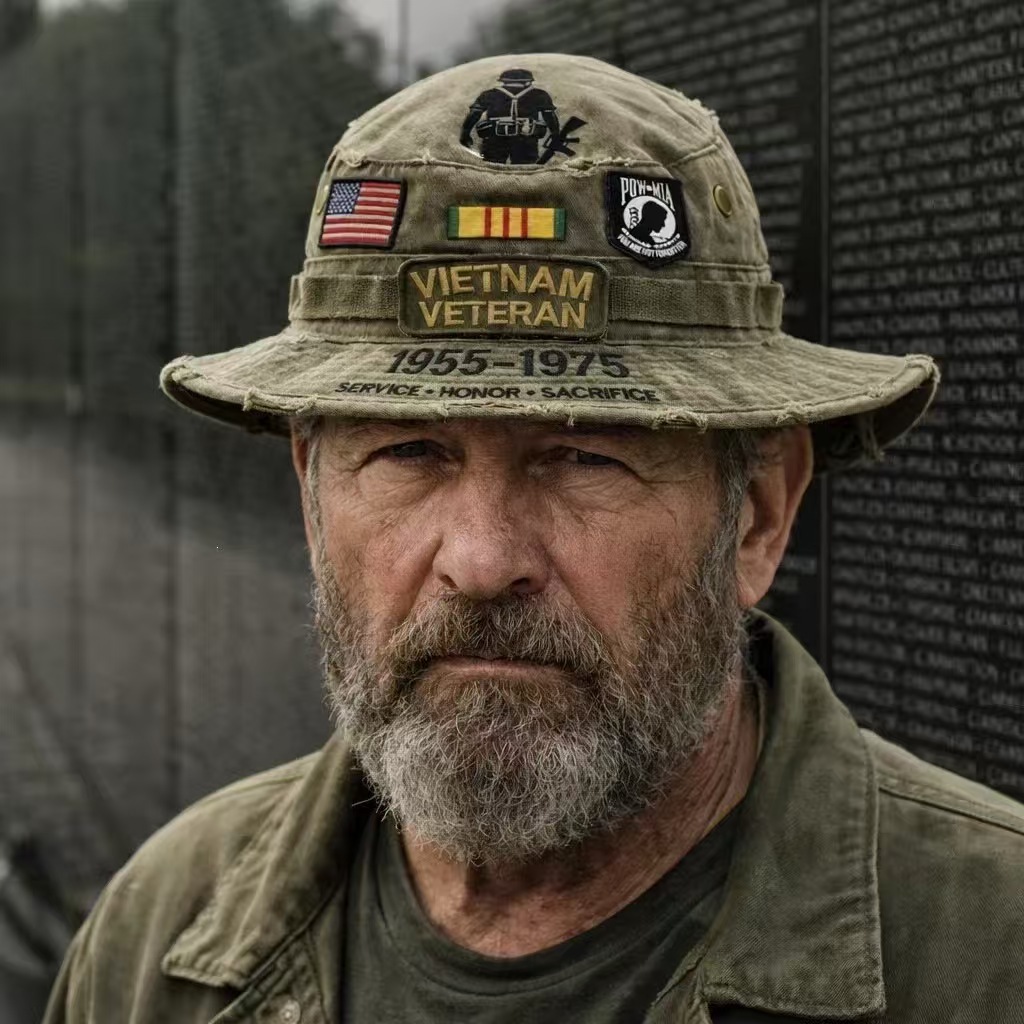 Boonie Hat Tactical - Vietnam Veteraan Eerbetoon Boonie Hoed Verstelbare