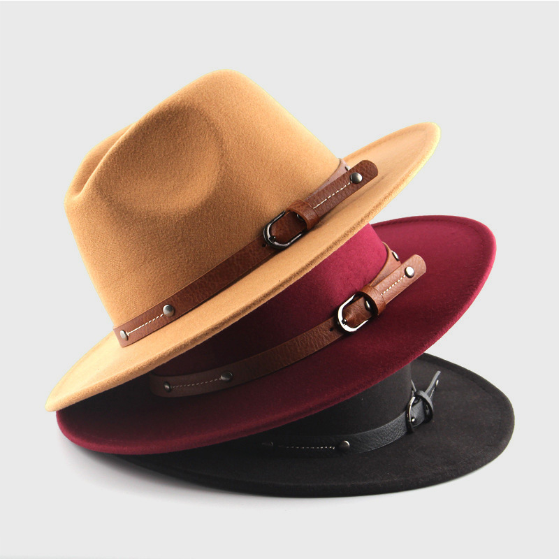 Fedora Hat Wool - Wol Fedora Hoed Voor Vrouwen Mannen