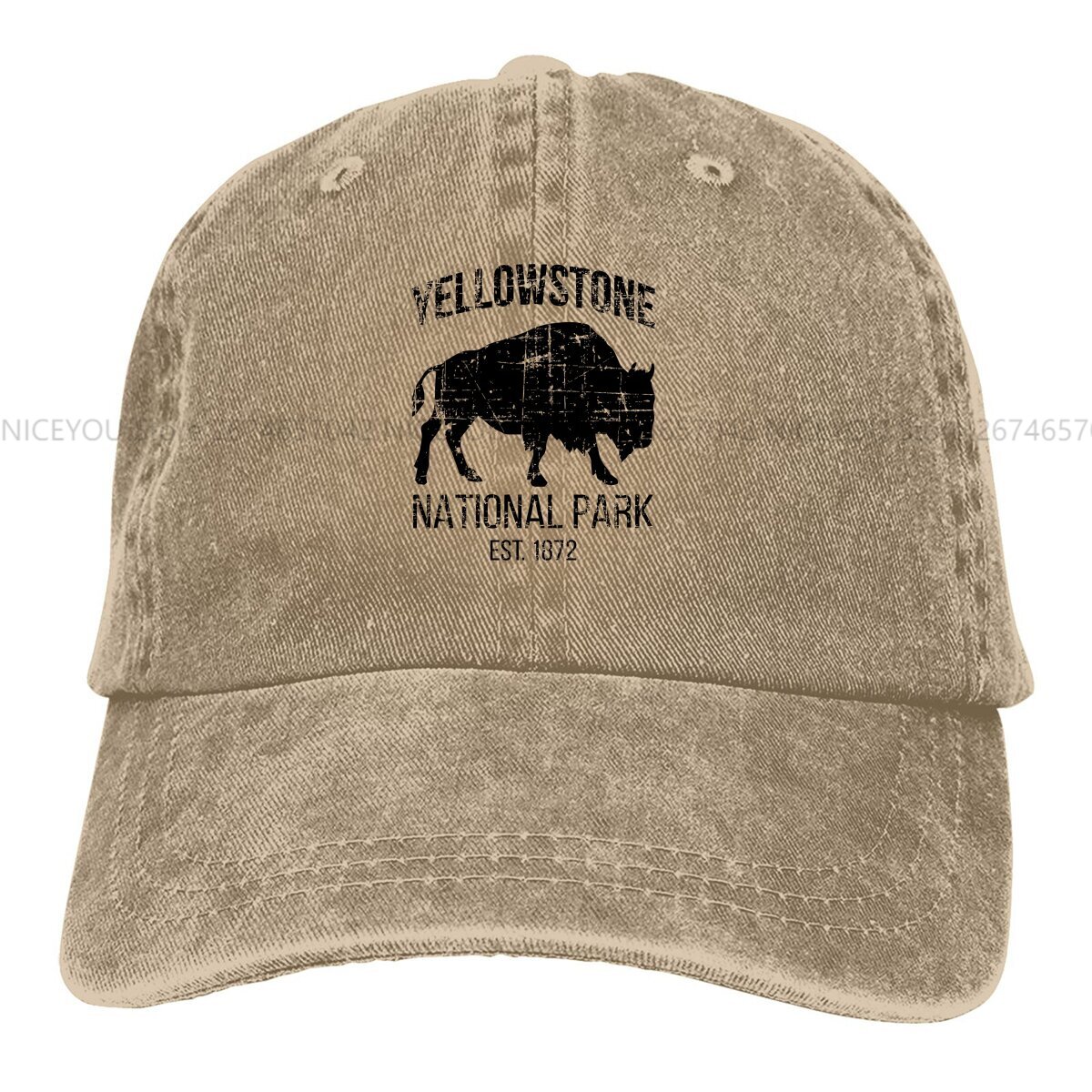 Golf Cap Dad - Gewassen heren baseballpet Buffalo Trucker Snapback