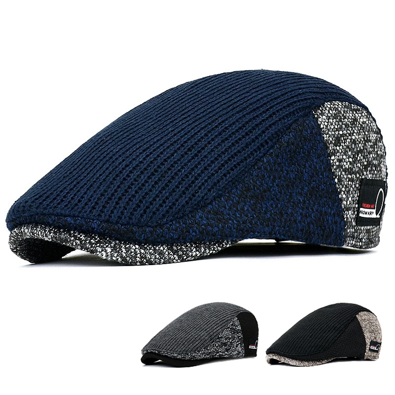 Dad Hat Cotton - Mannen Krantenverkoper Hoeden Dikke Herfst Winter