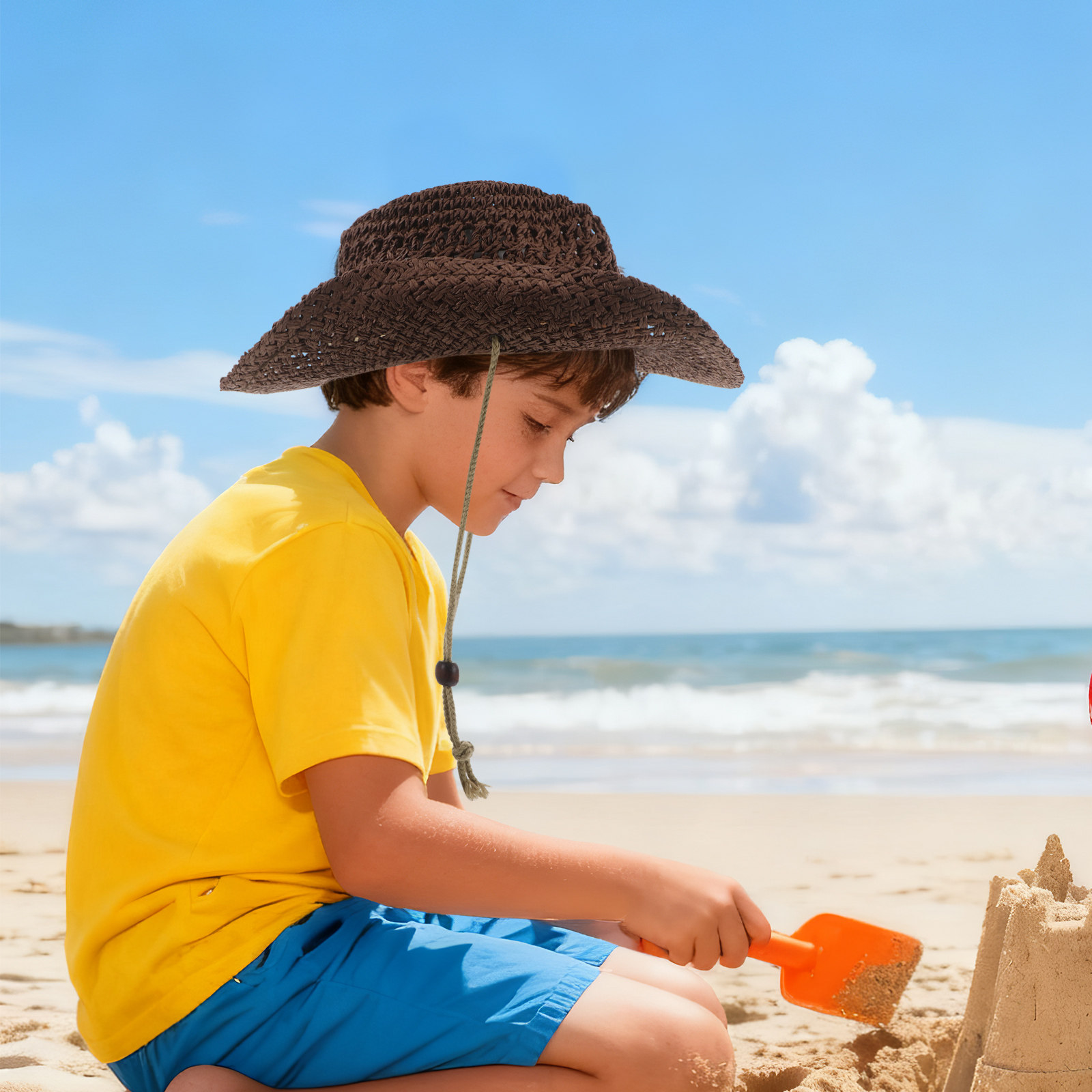 Kinderen Strooien Cowboyhoed W - Cowboy Hat Straw recensie en prijs