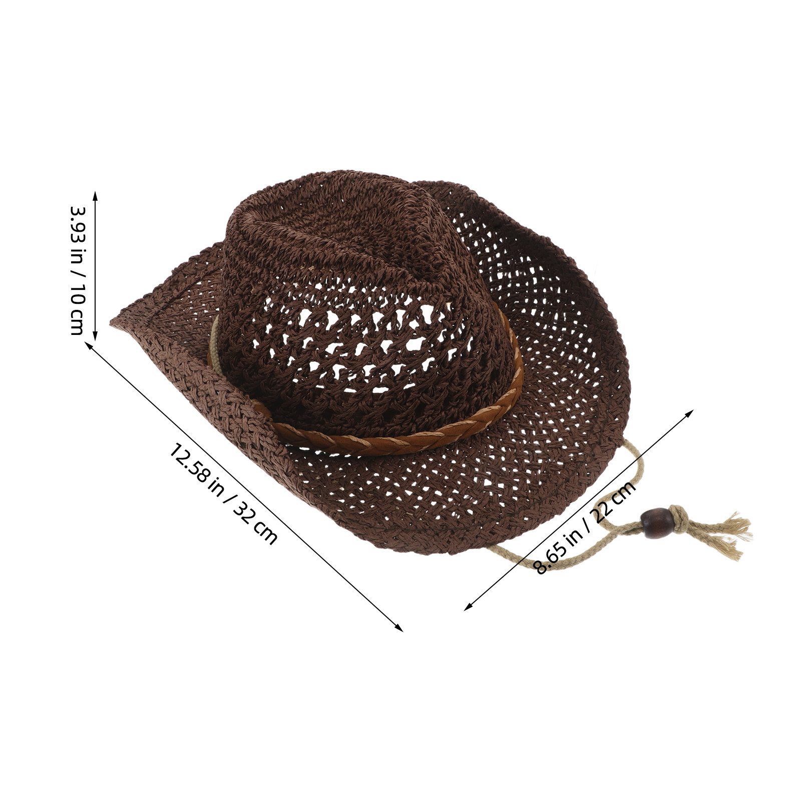 Kinderen Strooien Cowboyhoed W - Cowboy Hat Straw recensie en prijs