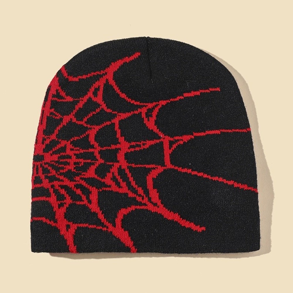 Vintage zachte muts met spinne - Beanie Cuffed Knit recensie en prijs