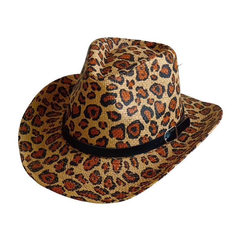 NIEUWE Cowboyhoed Luipaardprin - Cowboy Hat Straw recensie en prijs