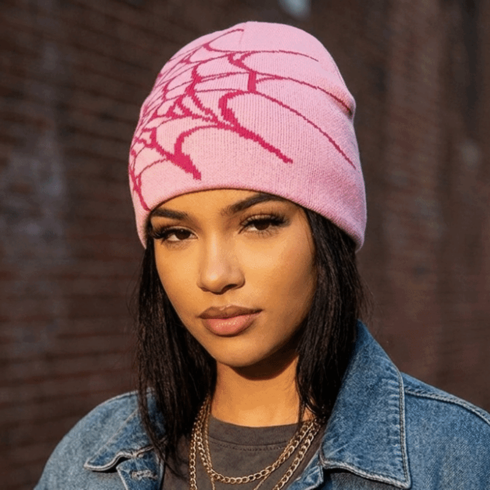 Gotische mutsen met zacht spin - Beanie Cuffed Knit recensie en prijs
