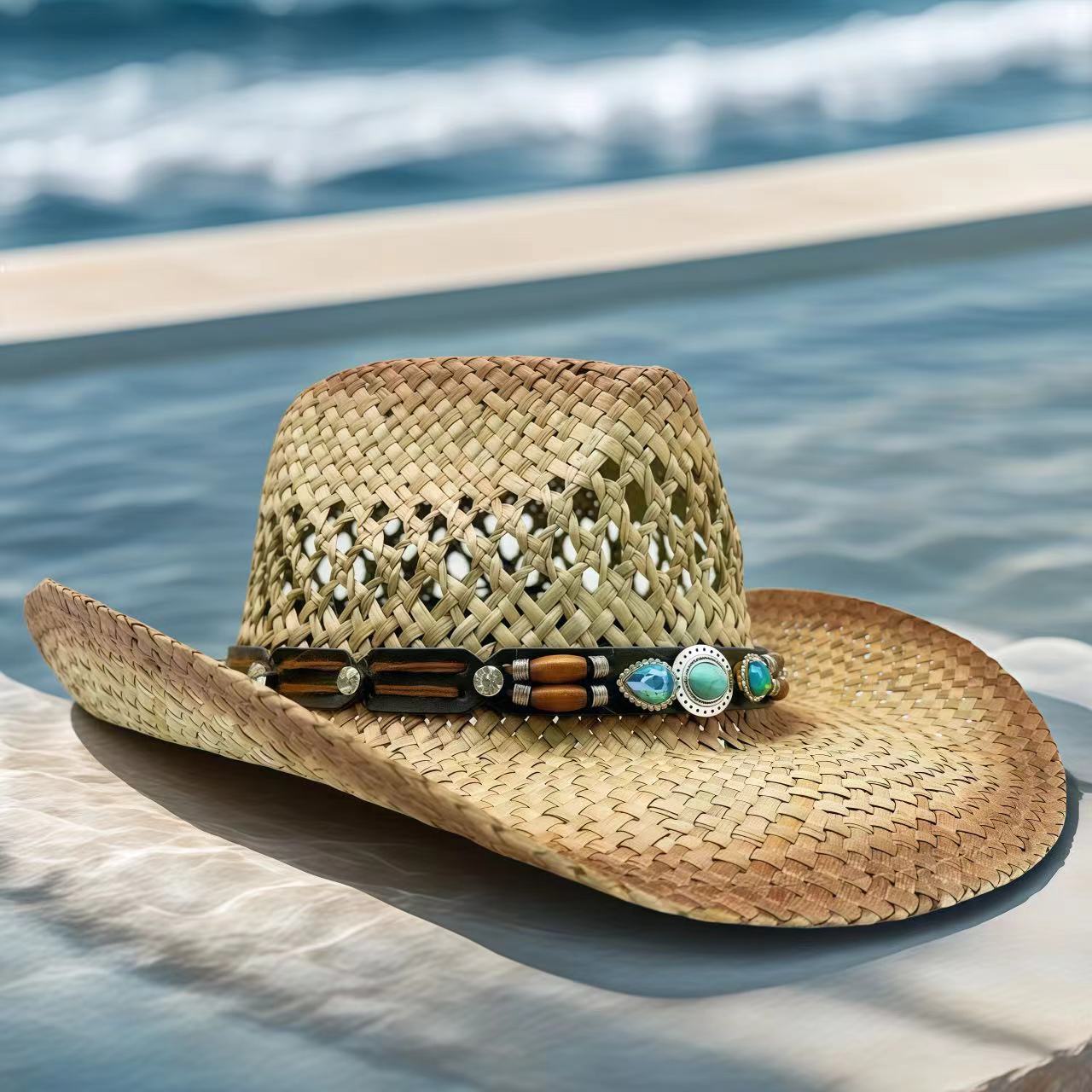 Strass cowboyhoed strozonhoed  - Cowboy Hat Straw recensie en prijs